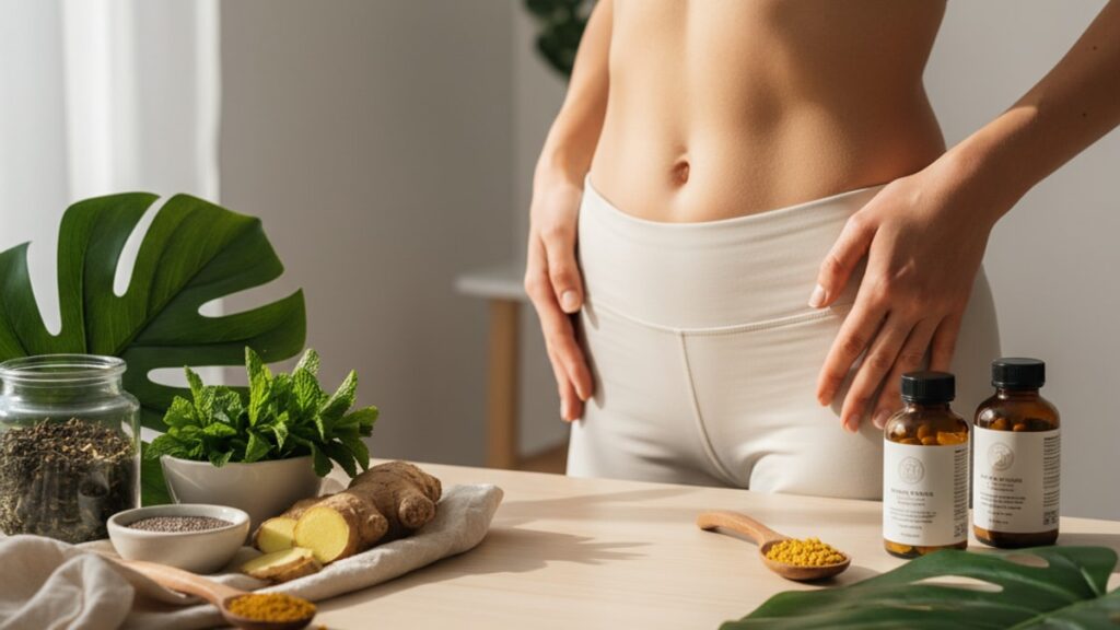 tesamorelin stubborn belly fat mechanism - Professional illustration