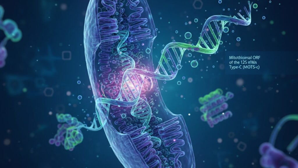 Blog Post: what is Mitochondrial ORF of the 12S rRNA Type-C same as MOTS-c - Professional illustration