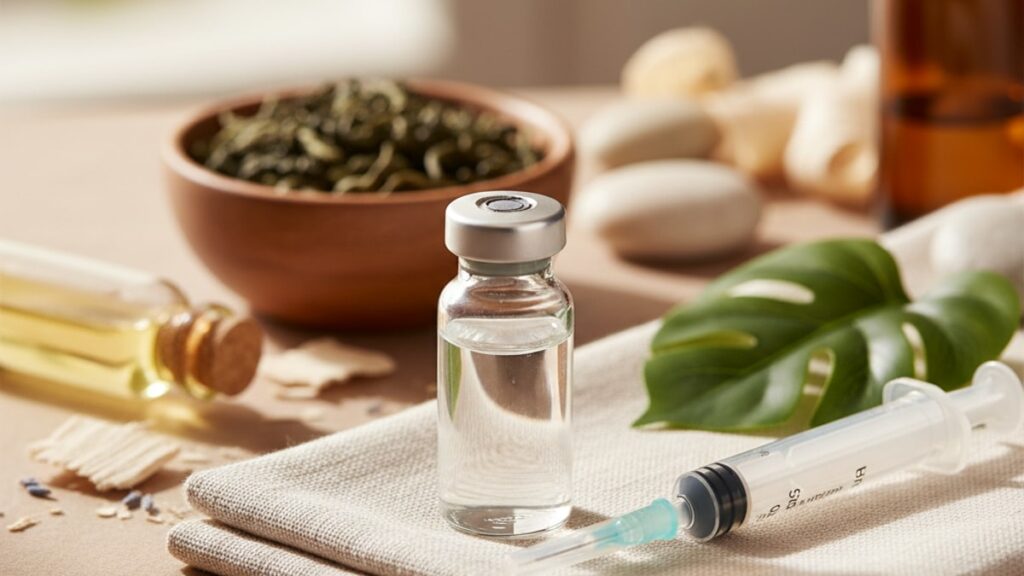 what does tesamorelin look like in solution - Professional illustration