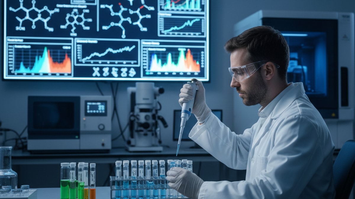 tesamorelin biomarkers - Professional illustration