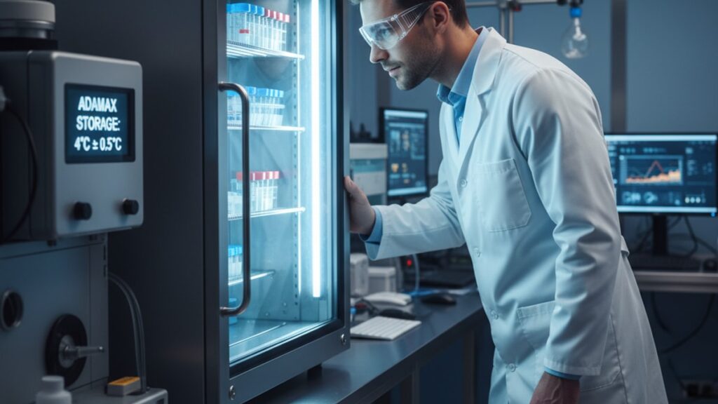 what temperature should adamax be stored at - Professional illustration