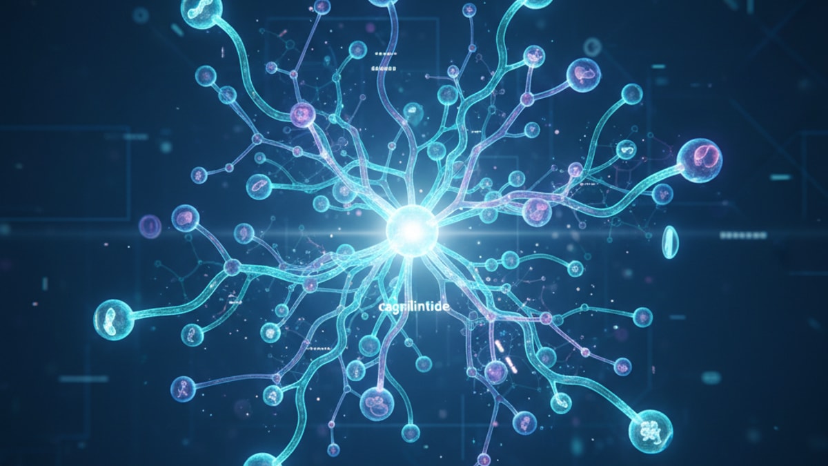 cagrilintide downstream effects - Professional illustration