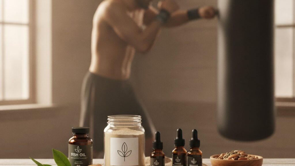 best peptides for combat sports athletes - Professional illustration