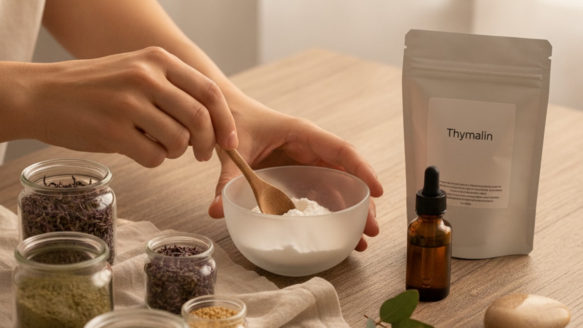 how to mix thymalin - Professional illustration