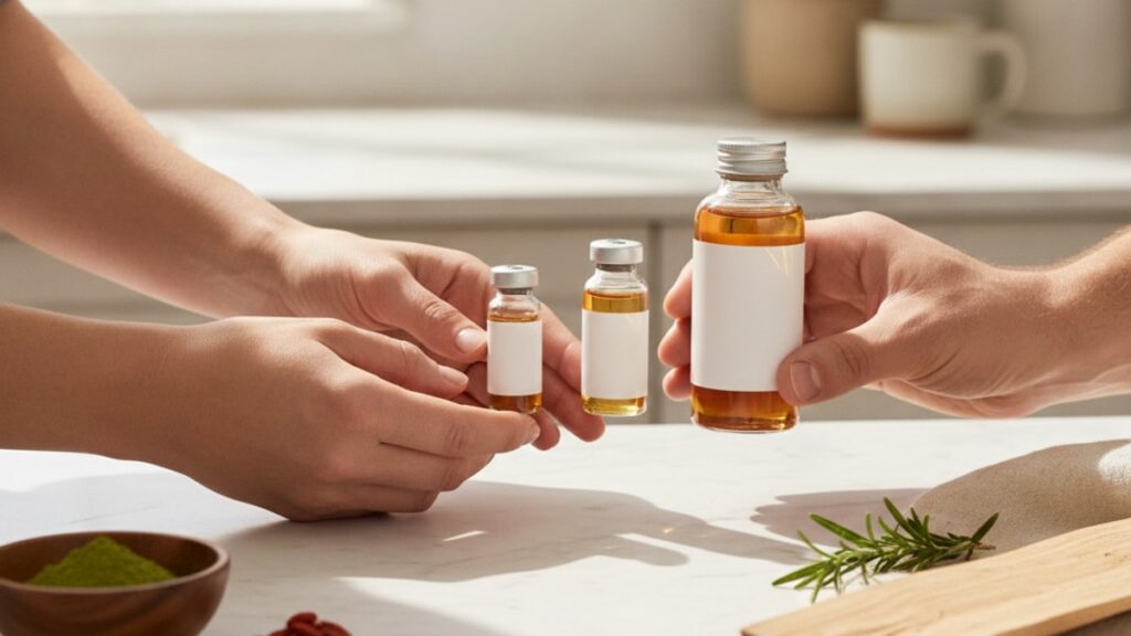 choose igf-1 lr3 vial size - Professional illustration