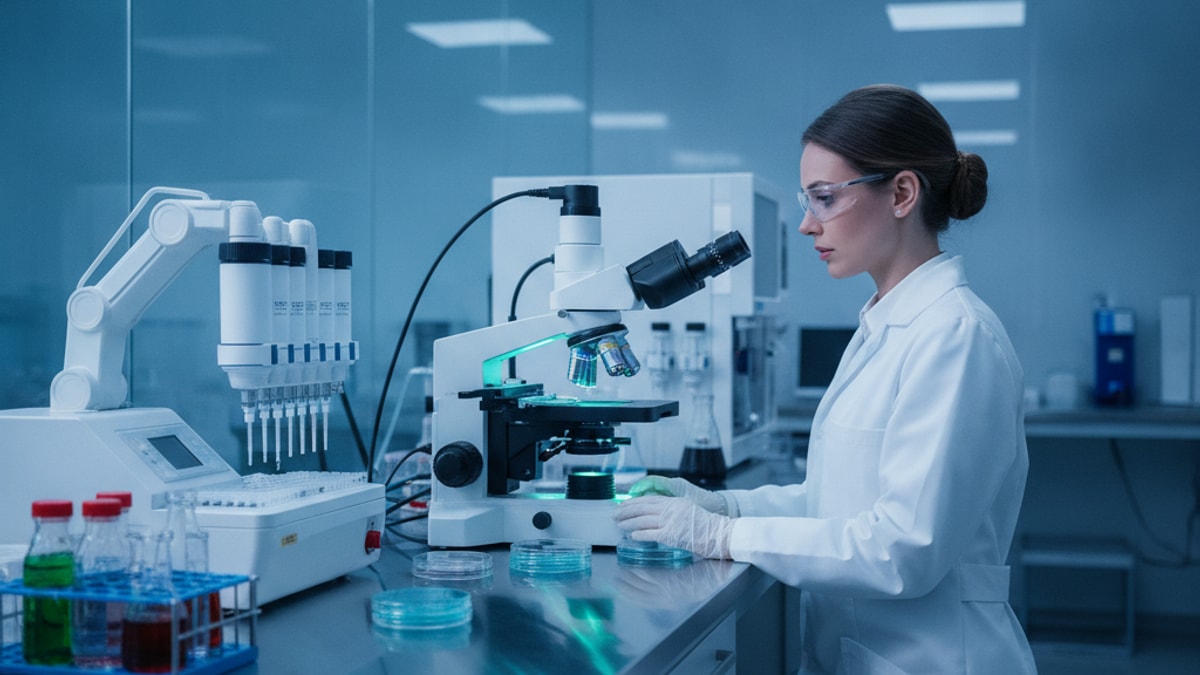 kpv in vitro research - Professional illustration
