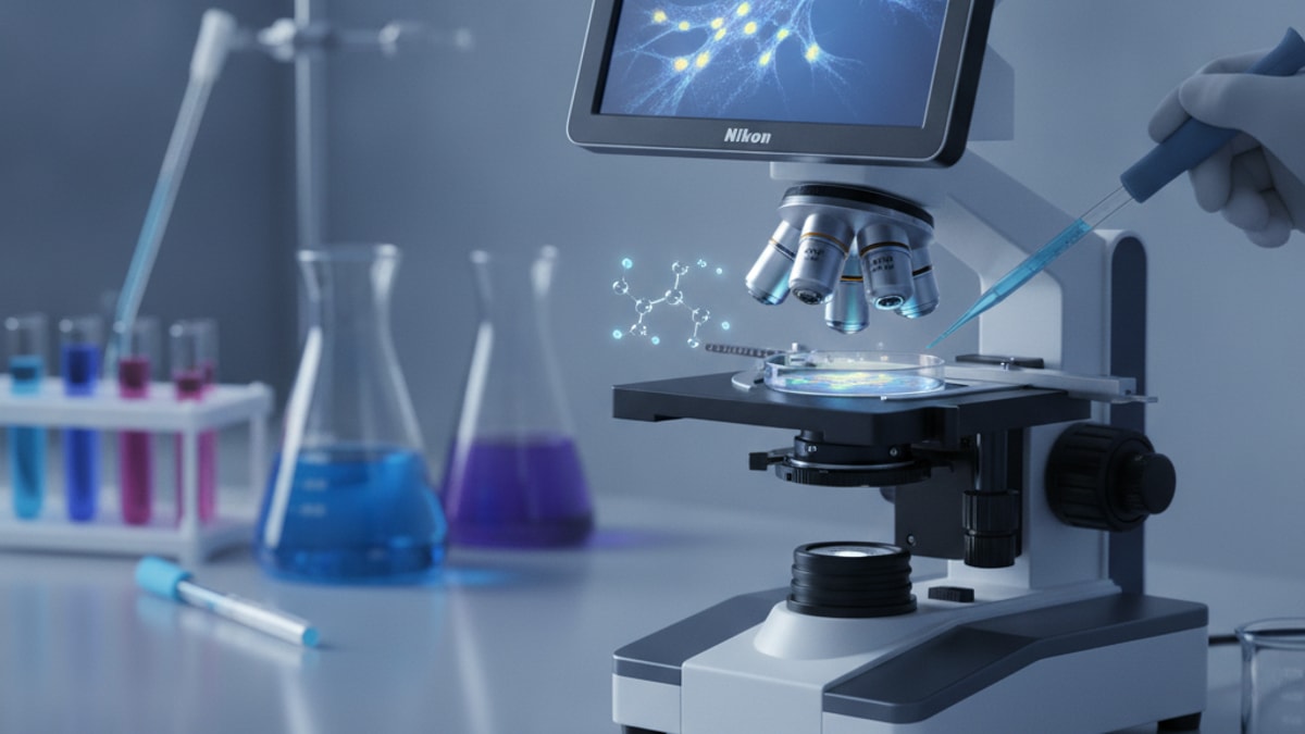 tesamorelin in vitro research - Professional illustration