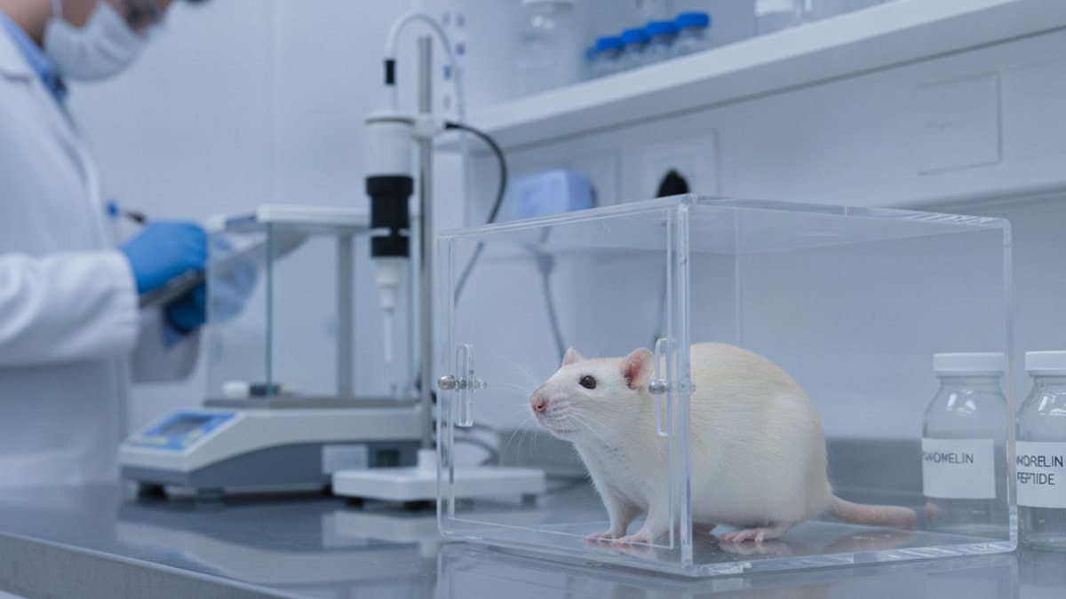 ipamorelin animal research - Professional illustration
