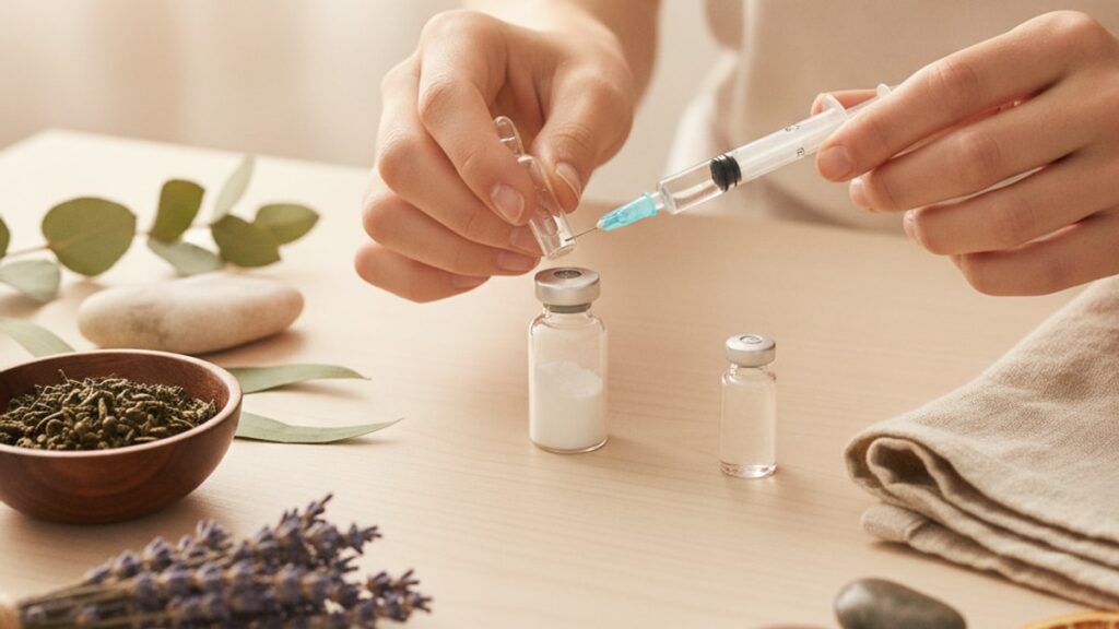 avoid tesamorelin reconstitution errors - Professional illustration