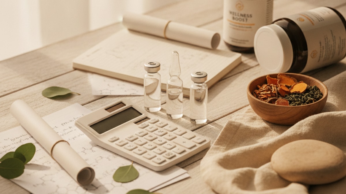 how to calculate ipamorelin concentration - Professional illustration