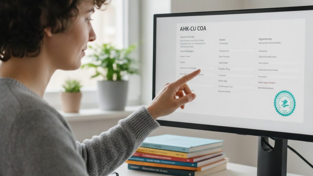 how to read ahk-cu coa - Professional illustration
