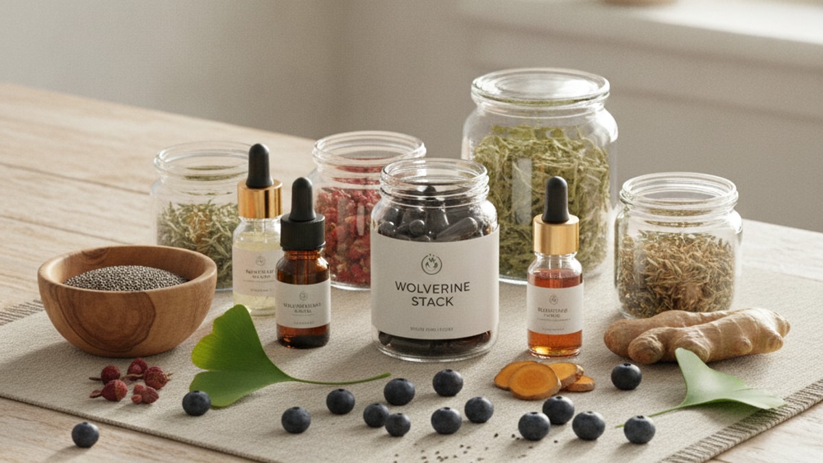 wolverine stack research anti-aging considerations - Professional illustration