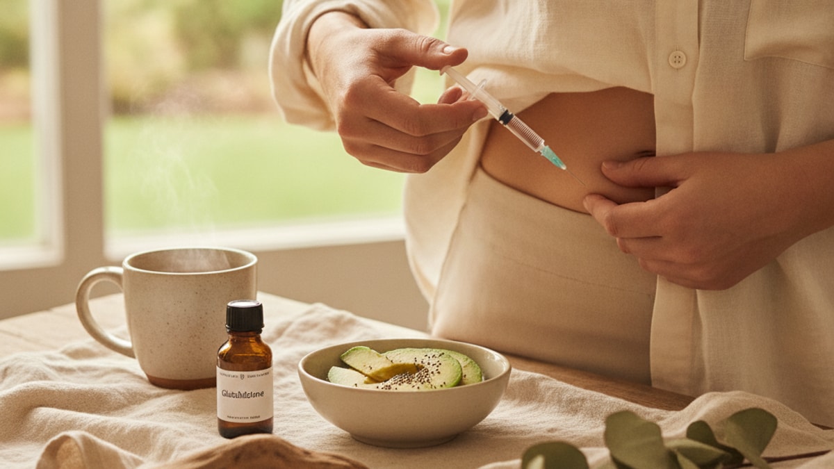 how to inject glutathione subq - Professional illustration
