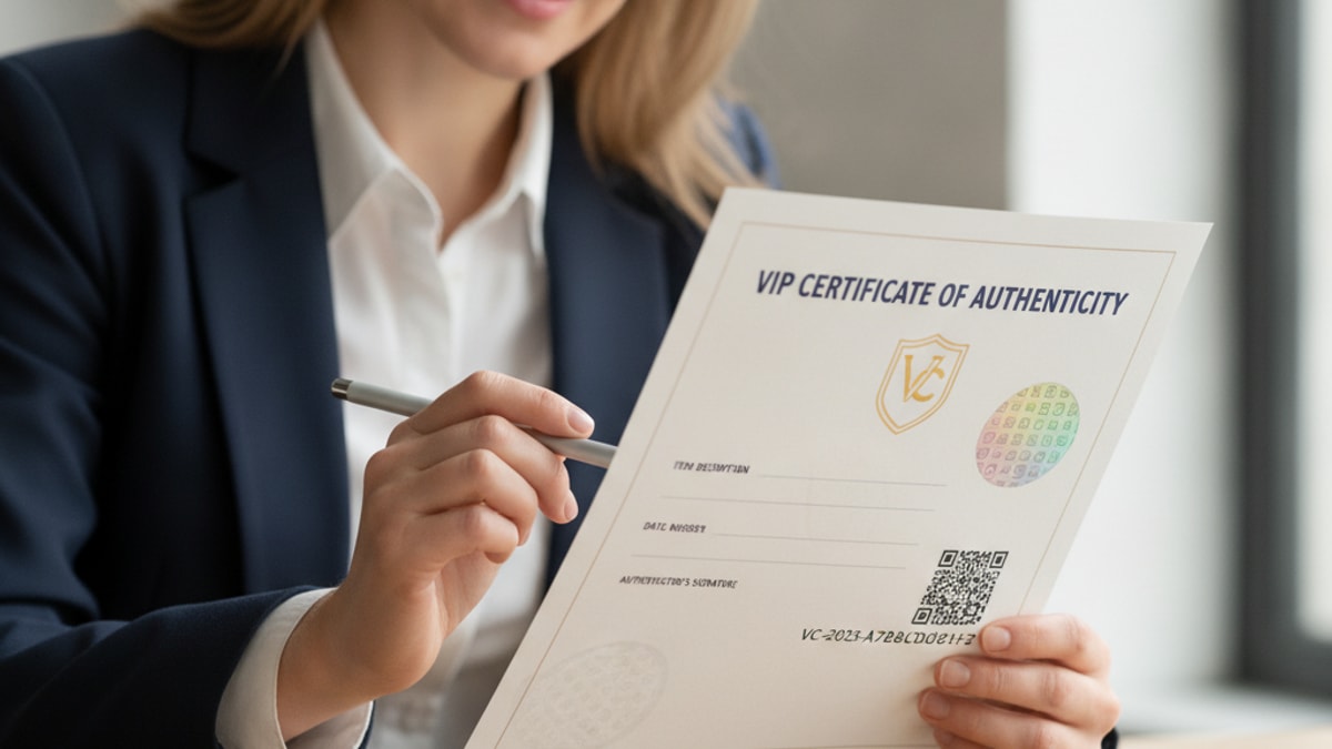 how to read vip coa - Professional illustration