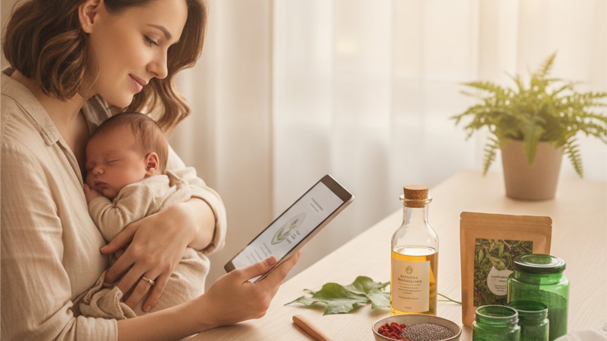 tb-4 research breastfeeding considerations - Professional illustration