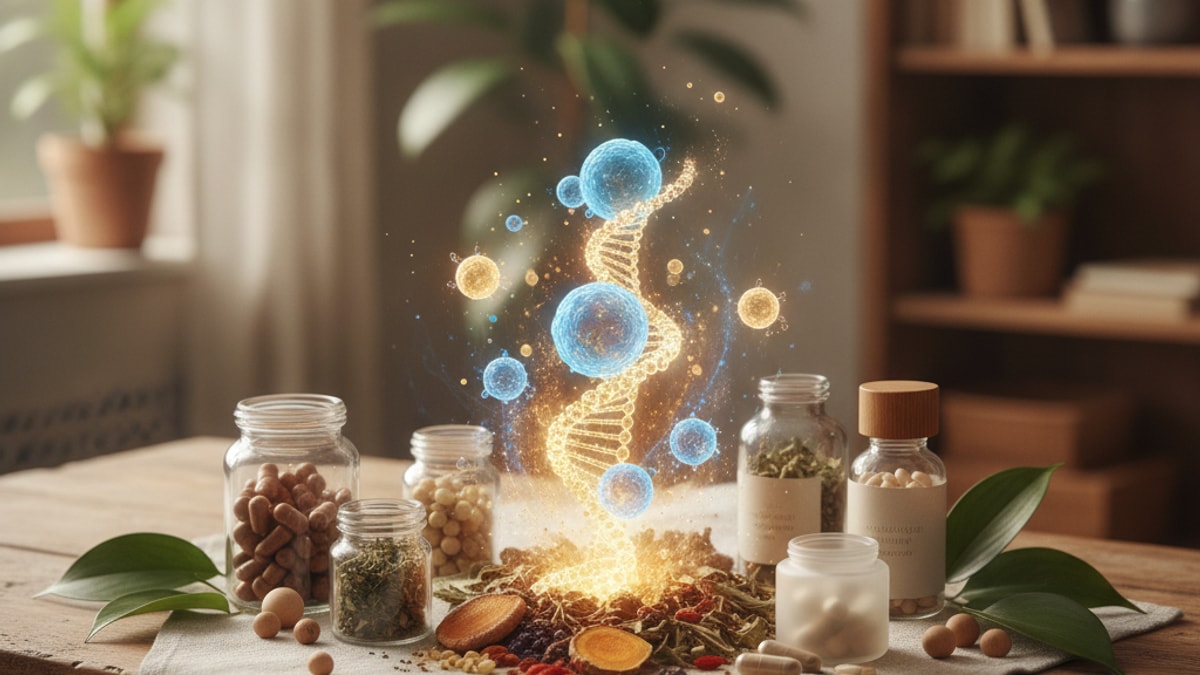 wolverine stack research aging biomarkers - Professional illustration