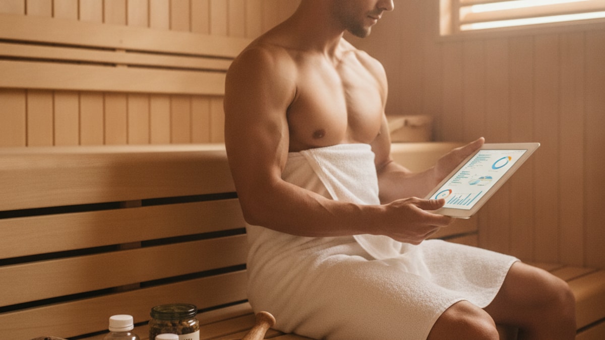 wolverine stack research sauna considerations - Professional illustration