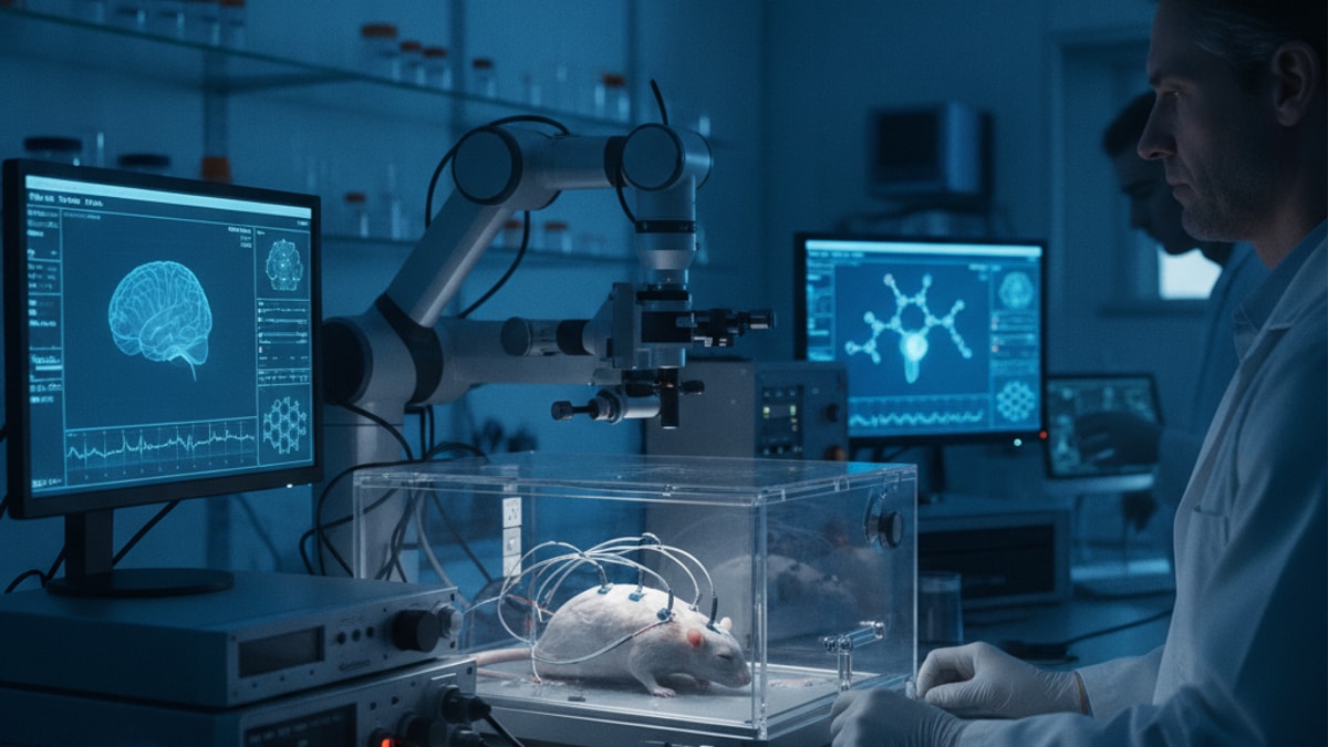 dihexa animal research - Professional illustration