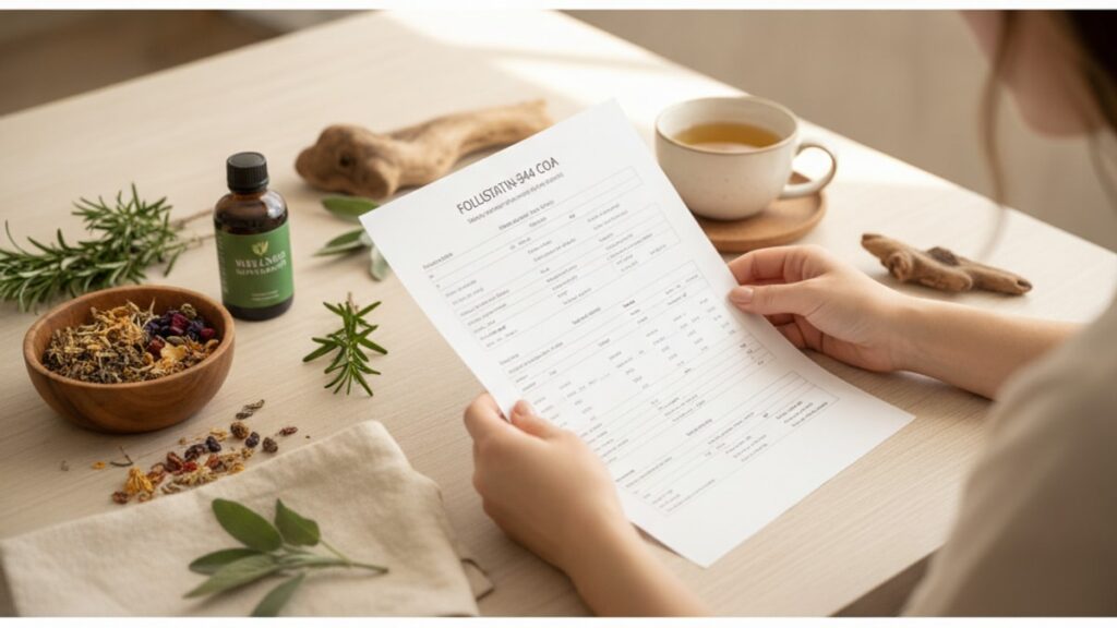 how to read follistatin-344 coa - Professional illustration