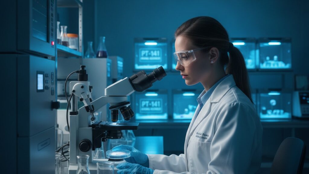 pt-141 animal research - Professional illustration