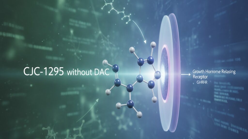 cjc-1295 no dac mechanism studies - Professional illustration
