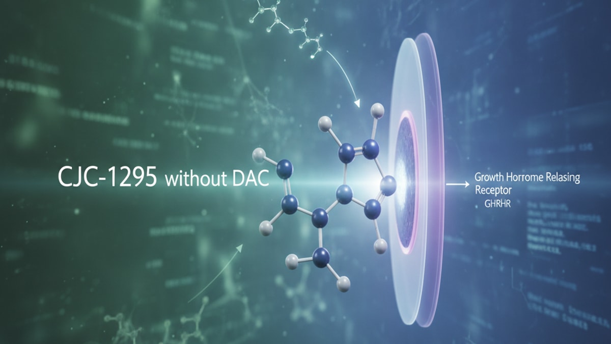 cjc-1295 no dac mechanism studies - Professional illustration