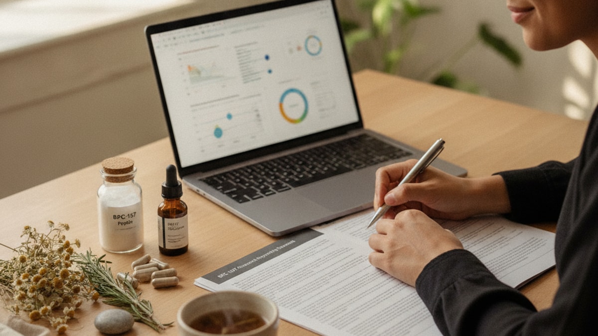 bpc-157 research reporting standards - Professional illustration