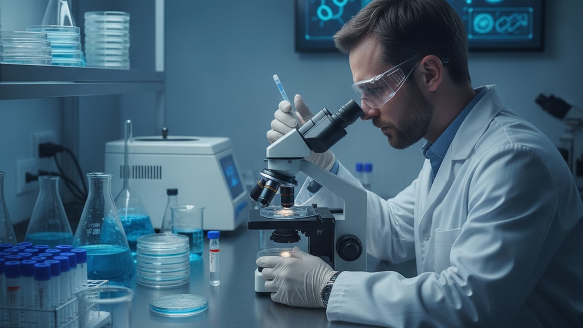 cerebrolysin in vitro research - Professional illustration