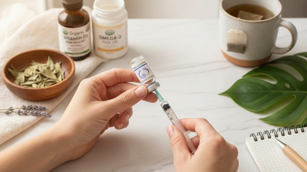 how to inject ghrp-2 acetate subq - Professional illustration
