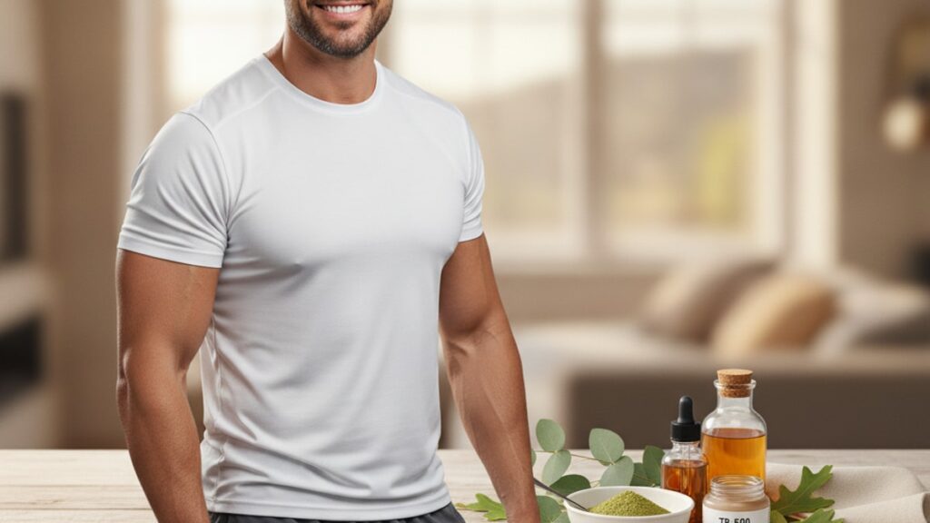 men 25-35 tb-500 protocol - Professional illustration
