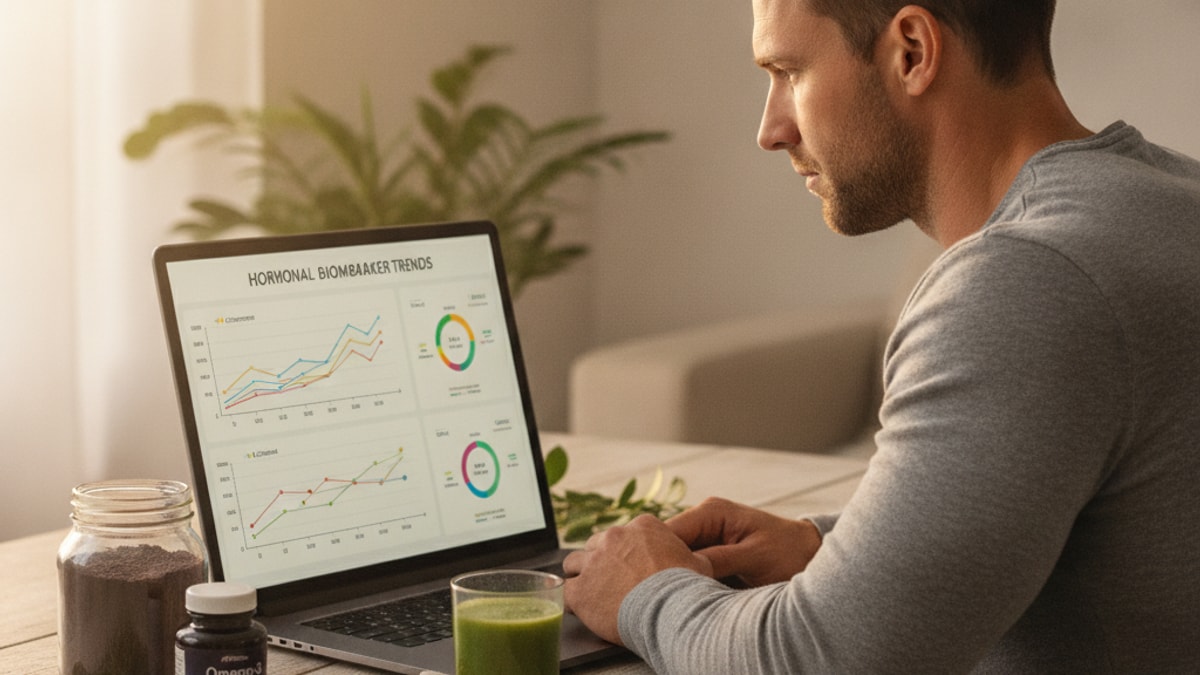 wolverine stack research hormone panel tracking - Professional illustration