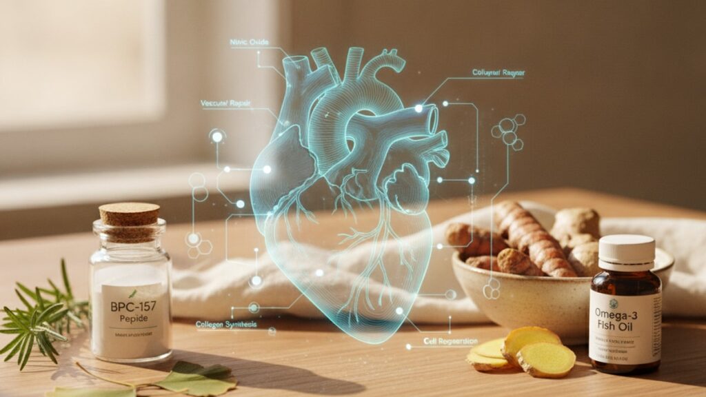 bpc-157 research cardiovascular considerations - Professional illustration