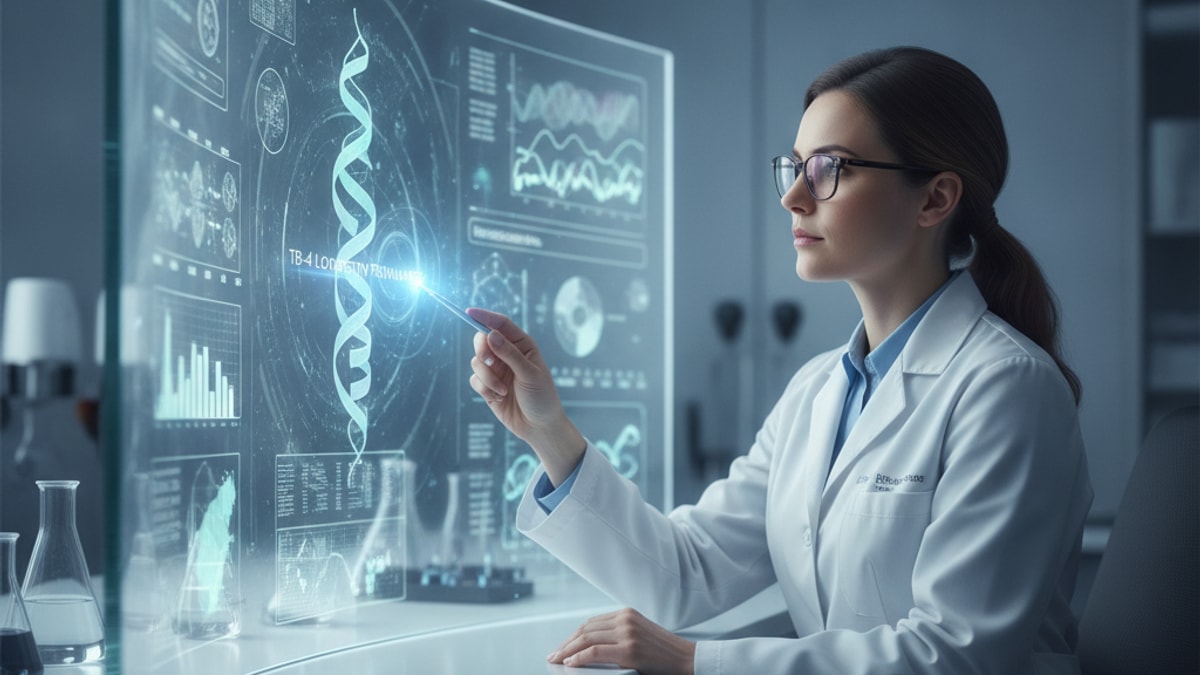 tb-4 research longevity considerations - Professional illustration