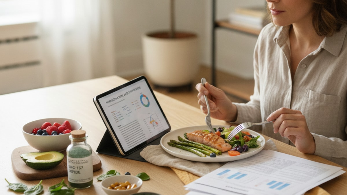 bpc-157 research diet considerations - Professional illustration