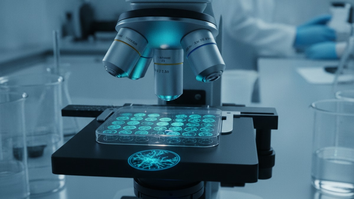 ipamorelin in vitro research - Professional illustration