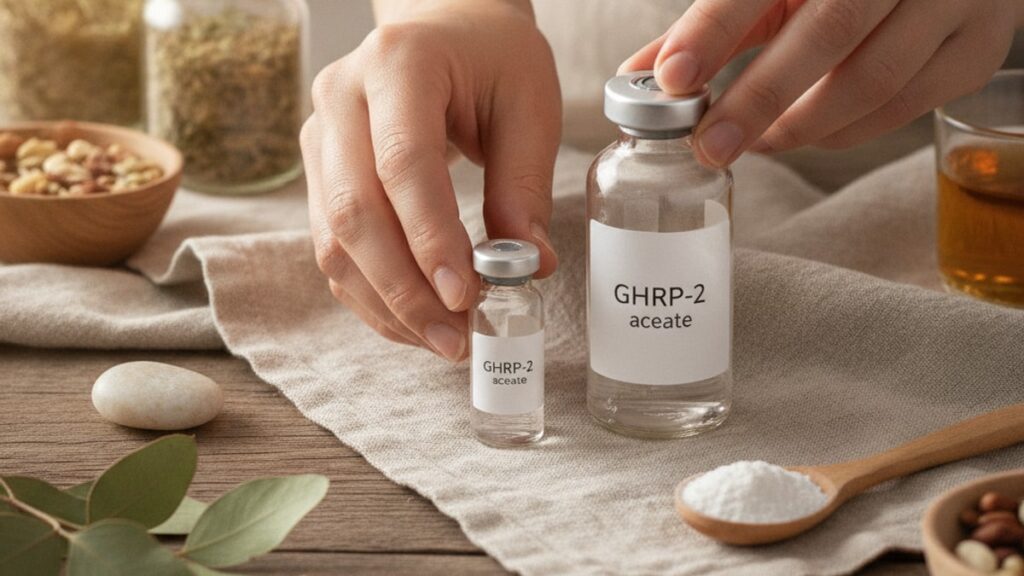 choose ghrp-2 acetate vial size - Professional illustration