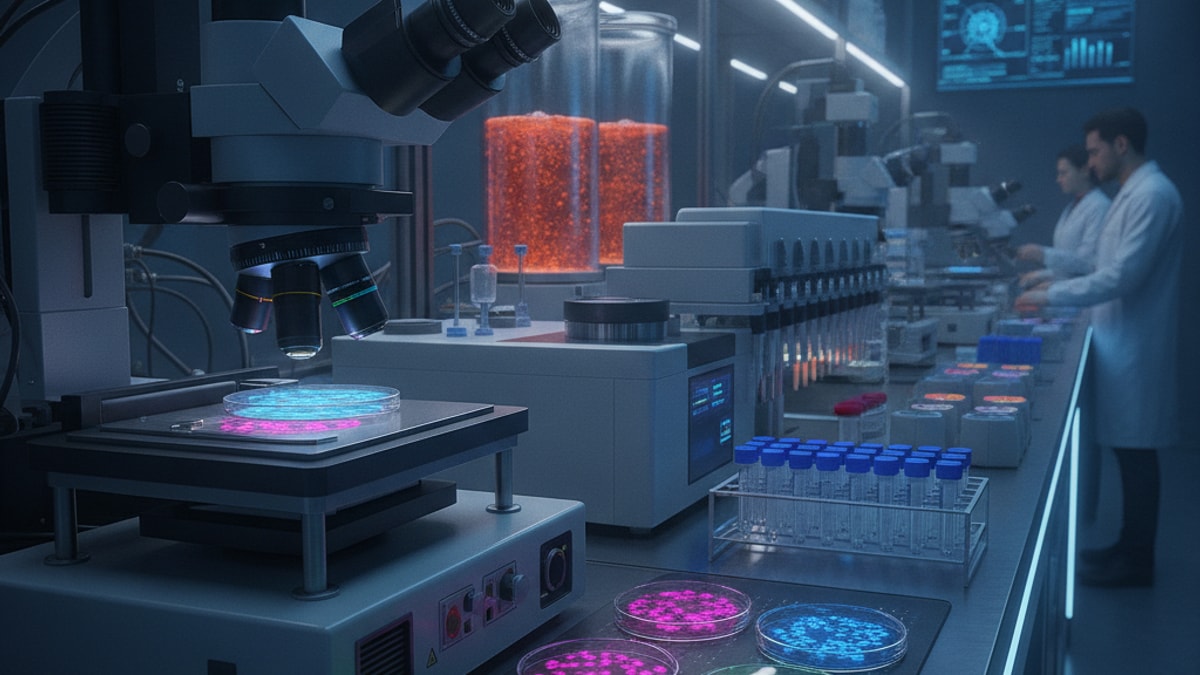 orforglipron in vitro research - Professional illustration