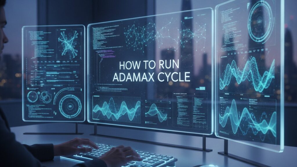 how to run adamax cycle - Professional illustration