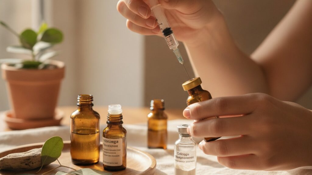 how to mix sermorelin - Professional illustration