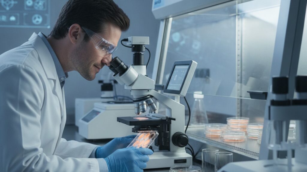 ll-37 in vitro research - Professional illustration