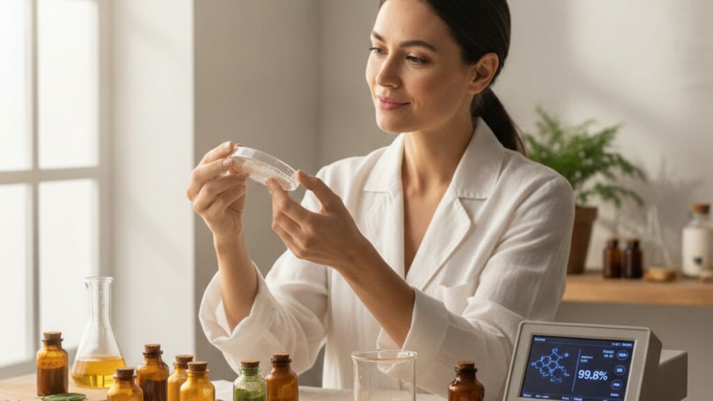 verify mazdutide purity - Professional illustration