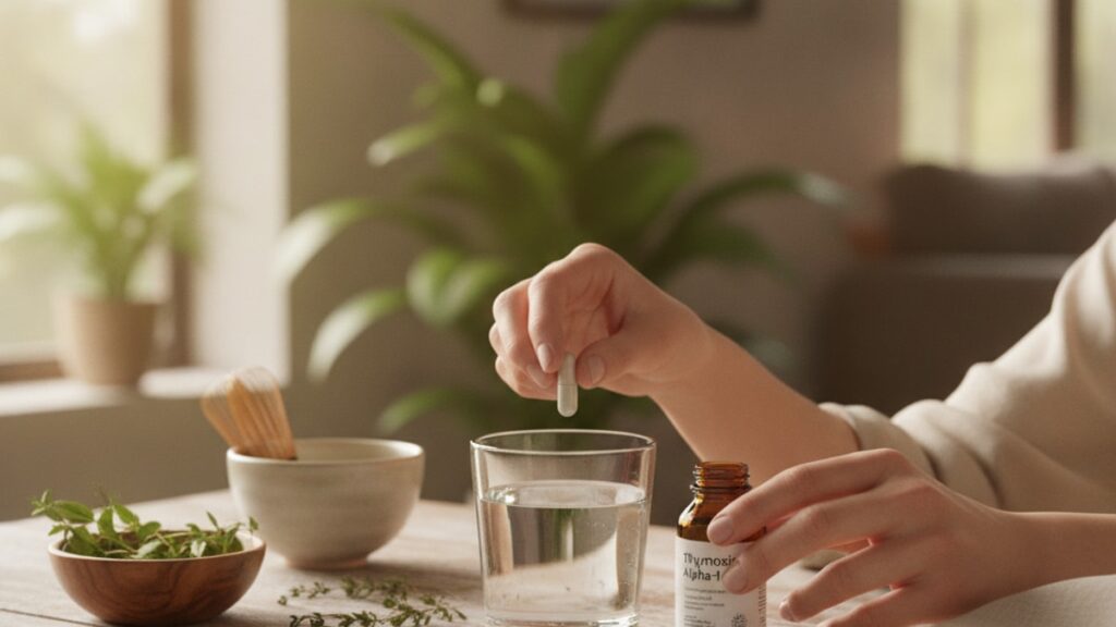 time thymosin alpha-1 doses - Professional illustration