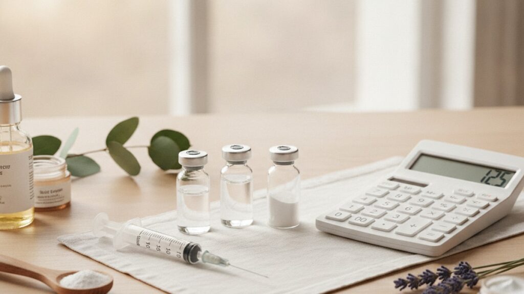 how to calculate sermorelin concentration - Professional illustration