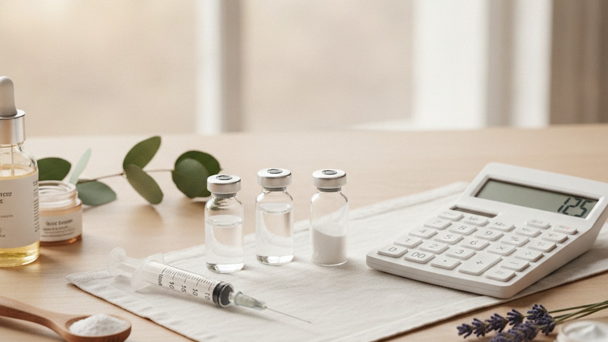how to calculate sermorelin concentration - Professional illustration