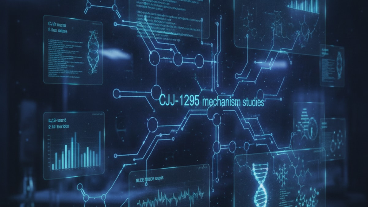 cjc-1295 mechanism studies - Professional illustration