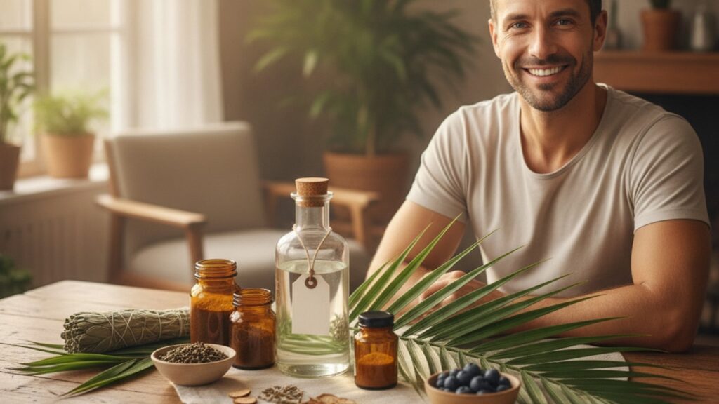 sermorelin for men 35-45 - Professional illustration