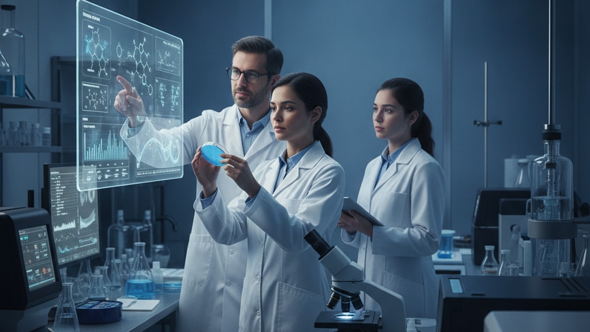 hair loss researchers researching ghk-cu - Professional illustration