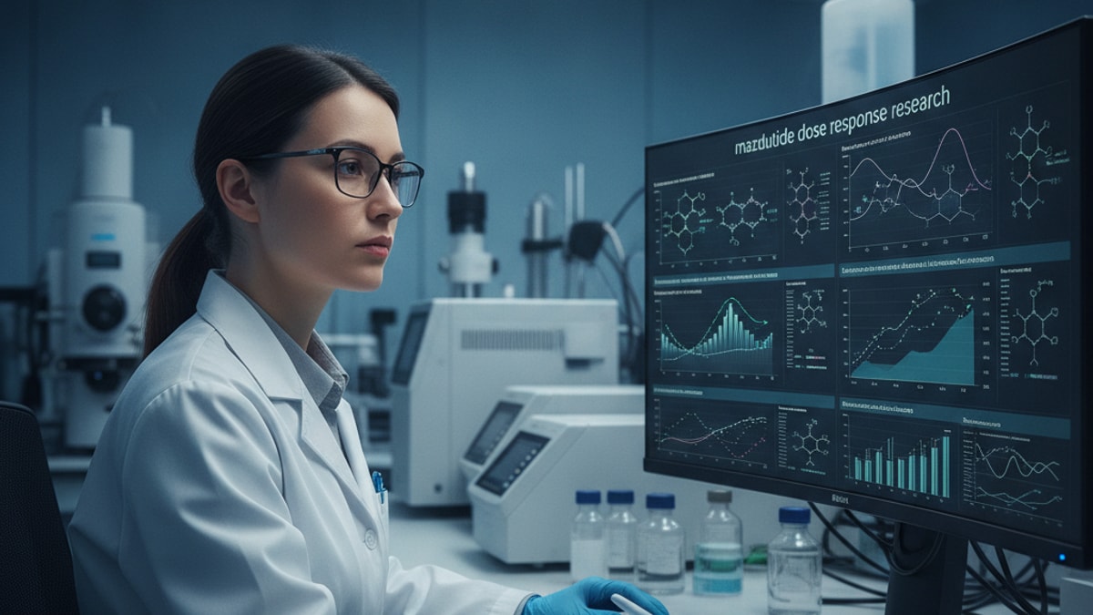 mazdutide dose response research - Professional illustration