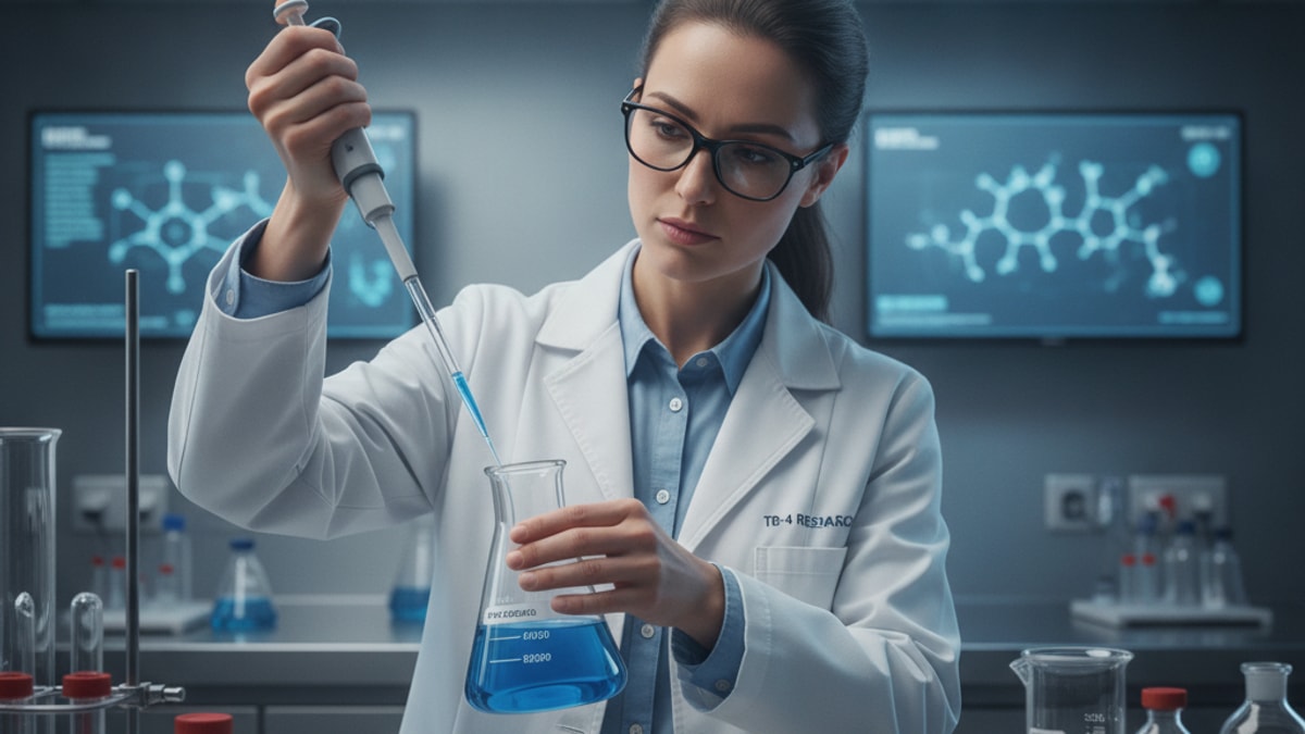 tb-4 research switching from other compounds - Professional illustration