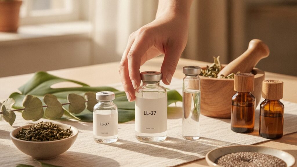 choose ll-37 vial size - Professional illustration